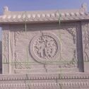 资阳 芝麻白花岗岩屏风，照壁，影壁