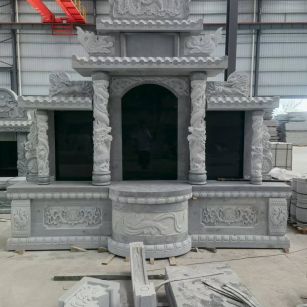 资阳 芝麻灰高档墓碑，土墓，可定制