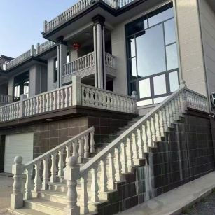 资阳 芝麻白别墅阳台栏杆，楼梯栏杆