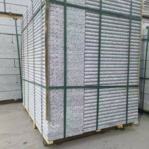 资阳 芙蓉白3公分厚磨圆边、拉槽，楼梯踏步