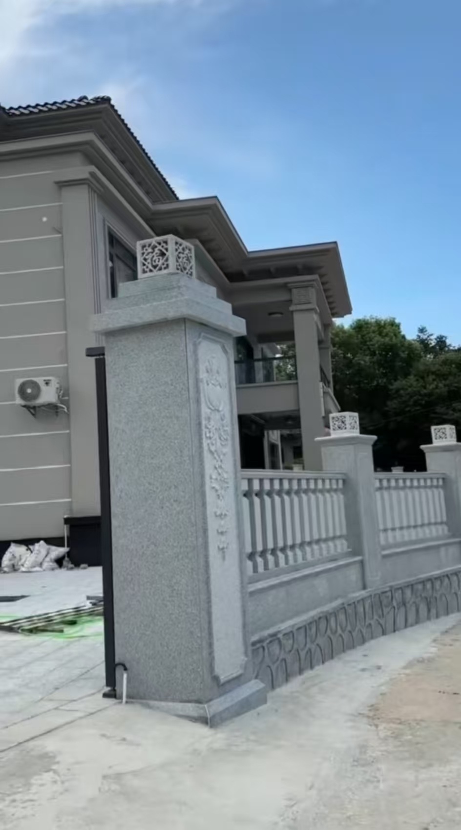 资阳 芝麻白别墅围墙栏杆，私人订制