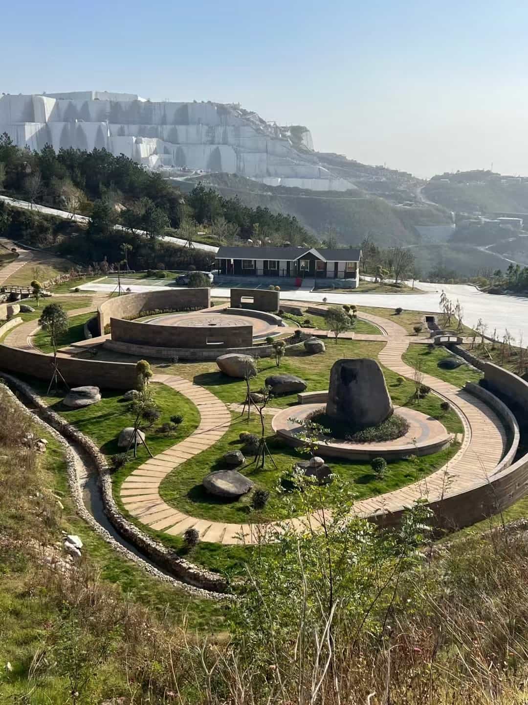 资阳仿古石铺装整体效果