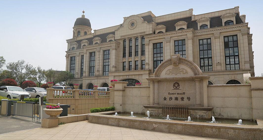 资阳花岗岩黄金麻建筑外墙干挂案例