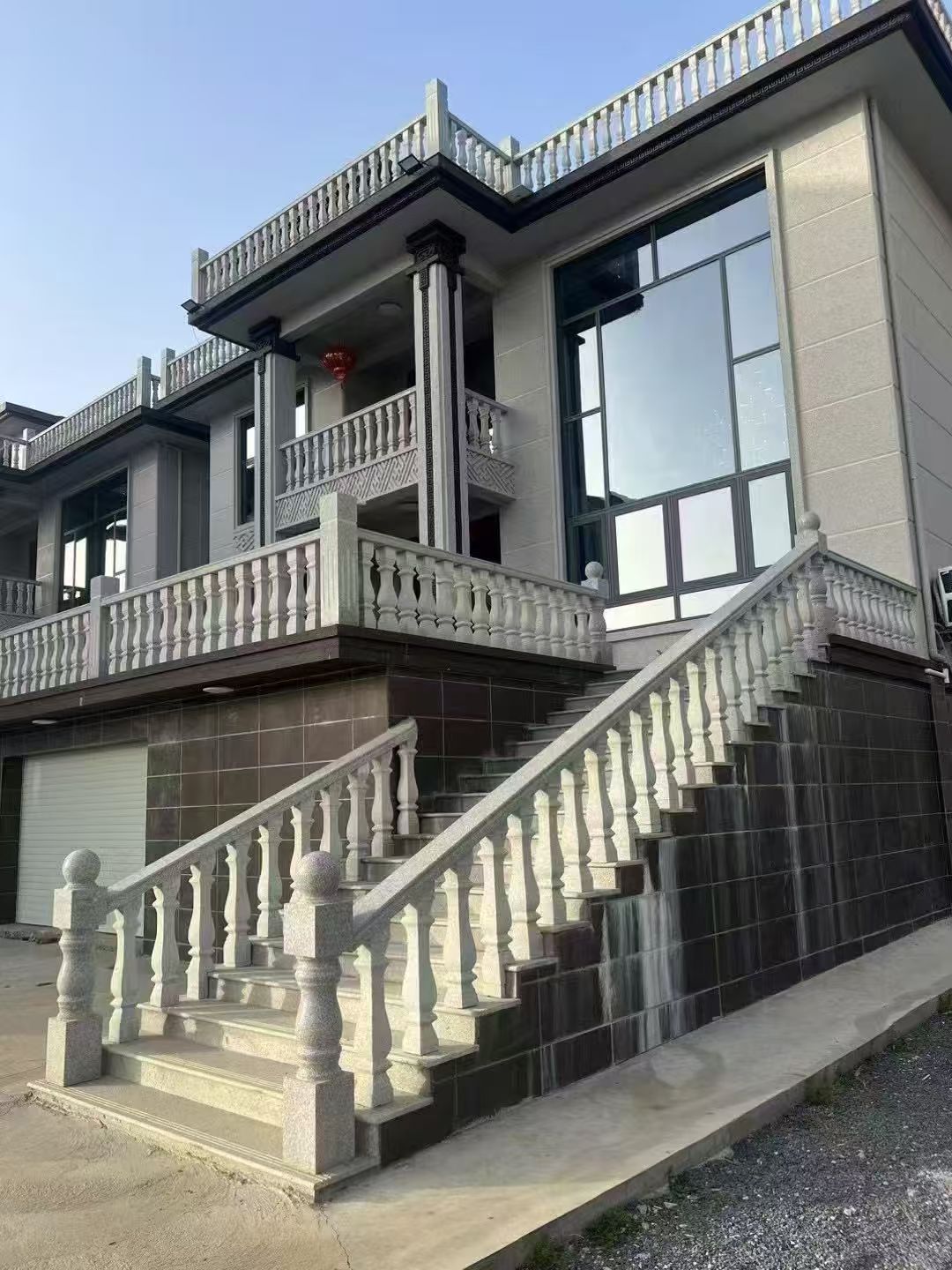 资阳 芝麻白别墅阳台栏杆，楼梯栏杆