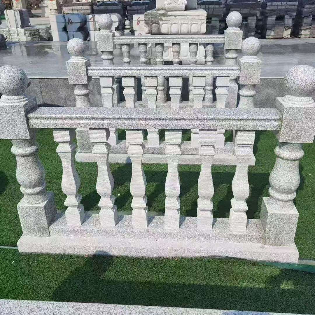 资阳 别墅石材栏杆特写